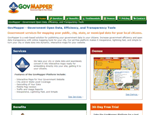 Tablet Screenshot of govmapper.com